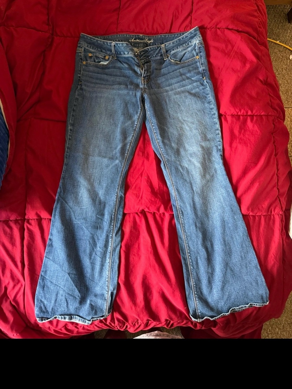 American Eagle Outfitters Light Blue Flare Jeans